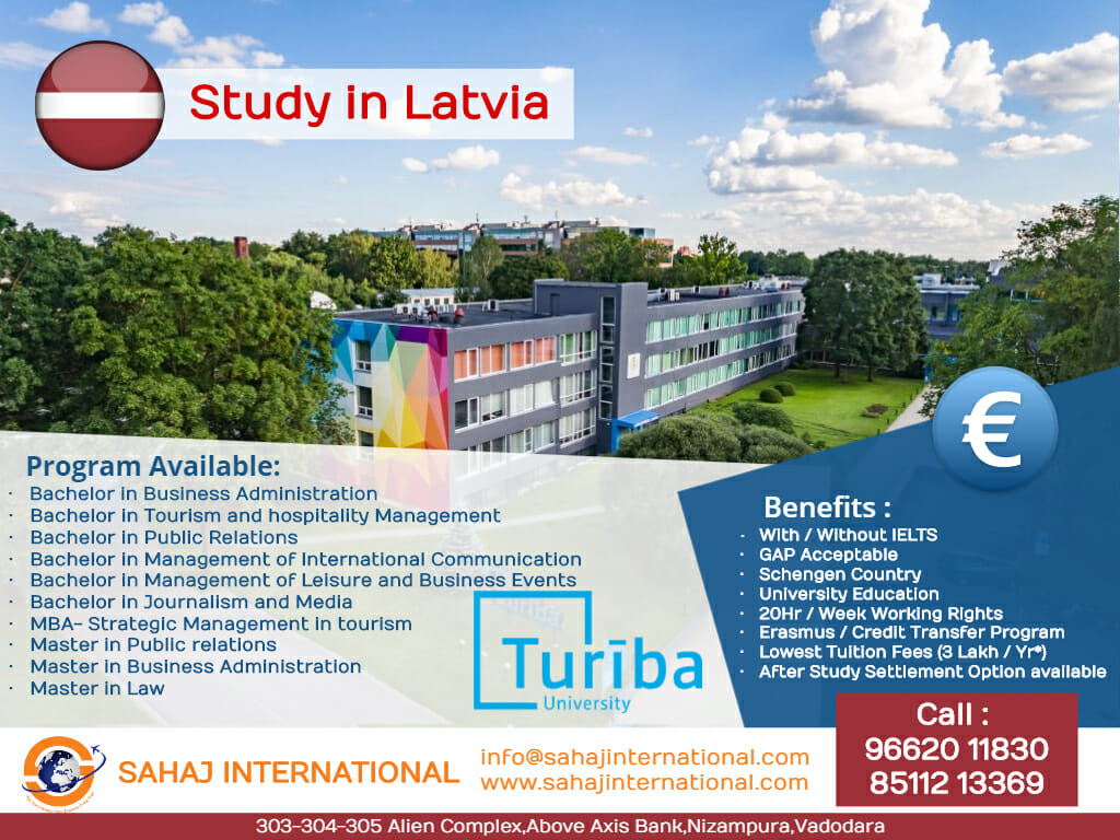 study in turiba university Latvia, study visa for turiba university Latvia, turiba university indian students admission, turiba university latvia student  visa for Indian, turiba university latvia study visa for Indian