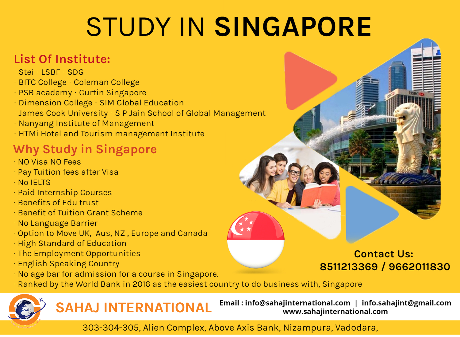 21. Study In Singapore = 26-06-2021 Medical degree course at State Medical Universities of Russia and Ukraine.