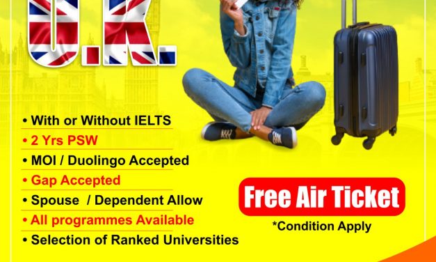 Visa for Study in UK