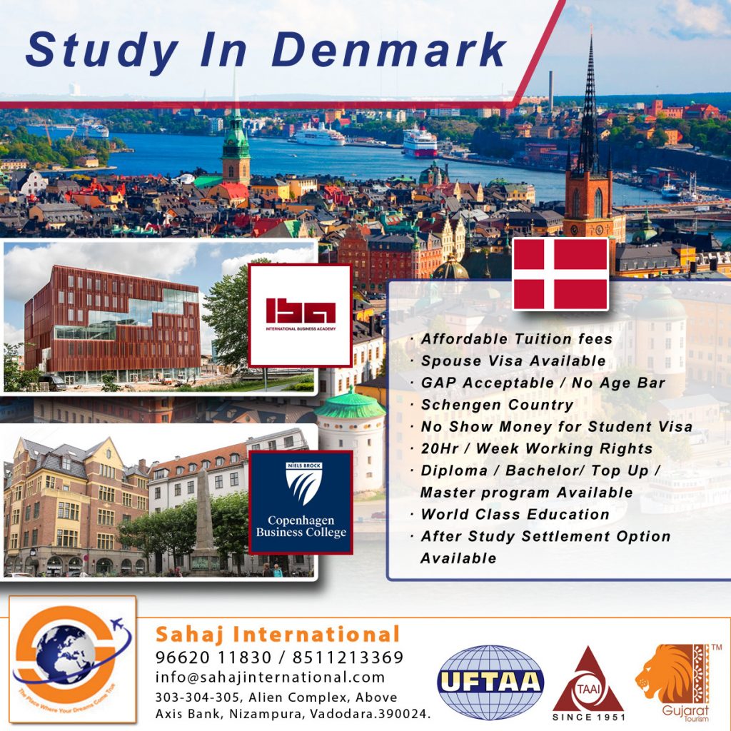 Apply for Study In Denmark Sahaj International