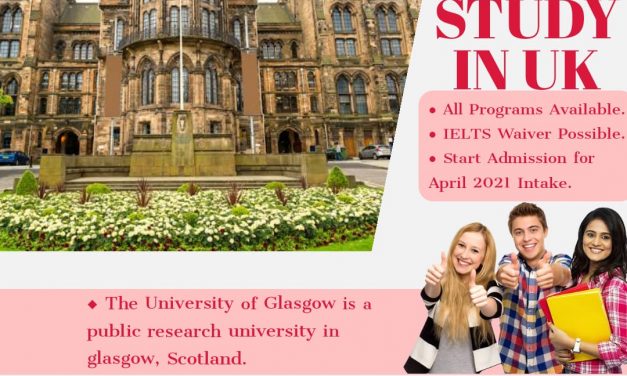 Apply in University of Glasgow