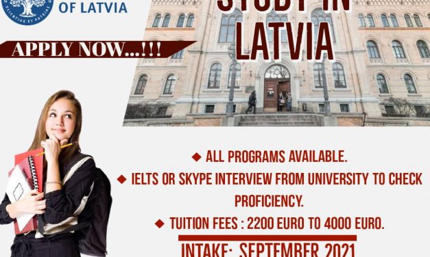 Apply for study in University of Latvia