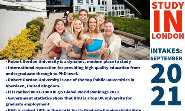 Apply in Robert Gordon-University