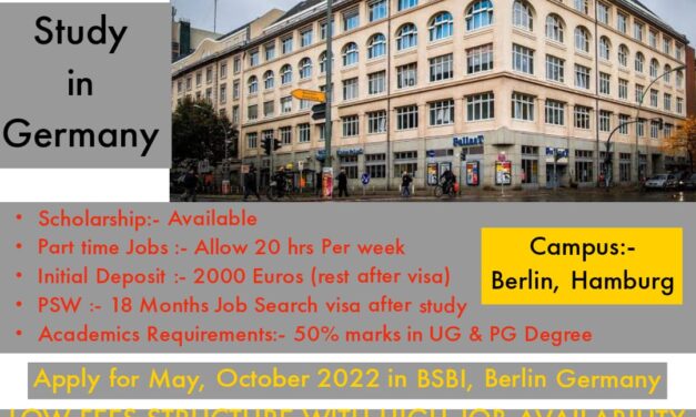 Apply for Oct 2022 Intake for Berlin School of Business and Innovation