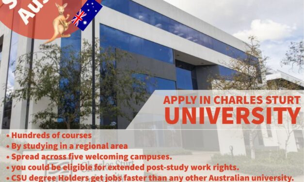 Apply in Charles Sturt University.