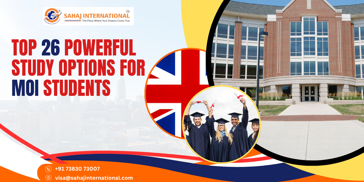 Top 26 Powerful Study Options for MOI Students