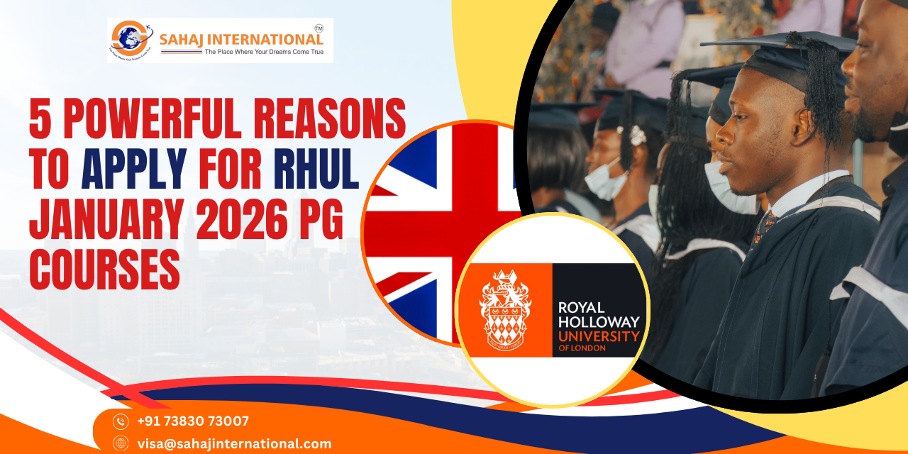 5 Powerful Reasons to Apply for RHUL January 2026 PG Courses
